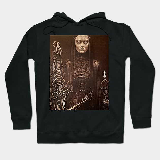 Wednesday Addams Hunting Party Hoodie by Grave Digs